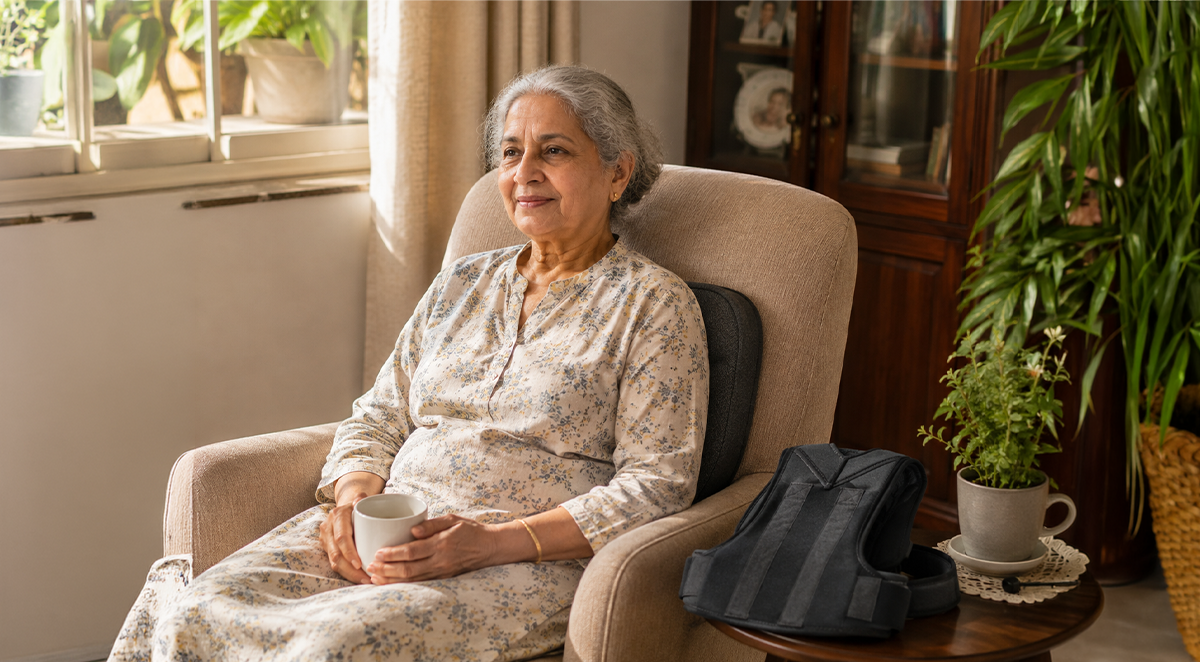 spine support for seniors